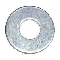 1"  USS Flat Washer, Low Carbon, Zinc